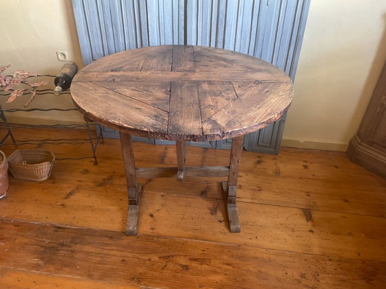 Table Vigneron Tavolo da Degustazione Tavolini Antico Francese – Wood (photo 9 of 19)
