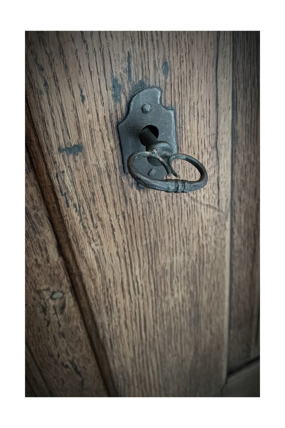 Image 1 of Mueble para pan del siglo XVIII, roble macizo