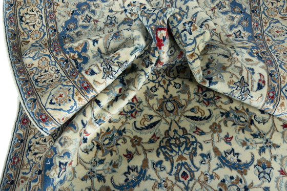 Image 1 of Handgeknoopt oosters tapijt Nain 9La - 200 x 127 cm - met zijde - Fijngeknoopte kunst