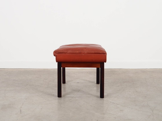 Image 1 of Voetenbankje van palissanderhout, Deens design, jaren 70, ontwerper: Finn Juhl