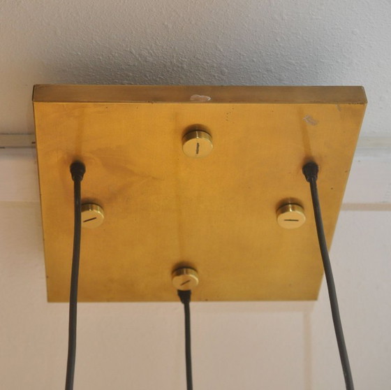 Image 1 of Peill und Putzler Kronleuchter aus 70er Jahren mit Blasenglas