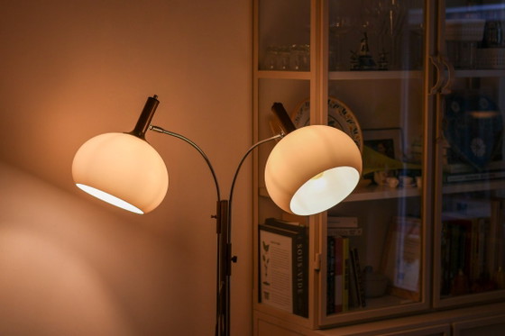 Vintage Dijkstra Floor light with adjustable globes – Dijkstra Lampen, Brass, Plexiglass (photo 7 of 29)