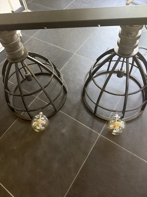 2 Lampade industriali in zeer goede staat