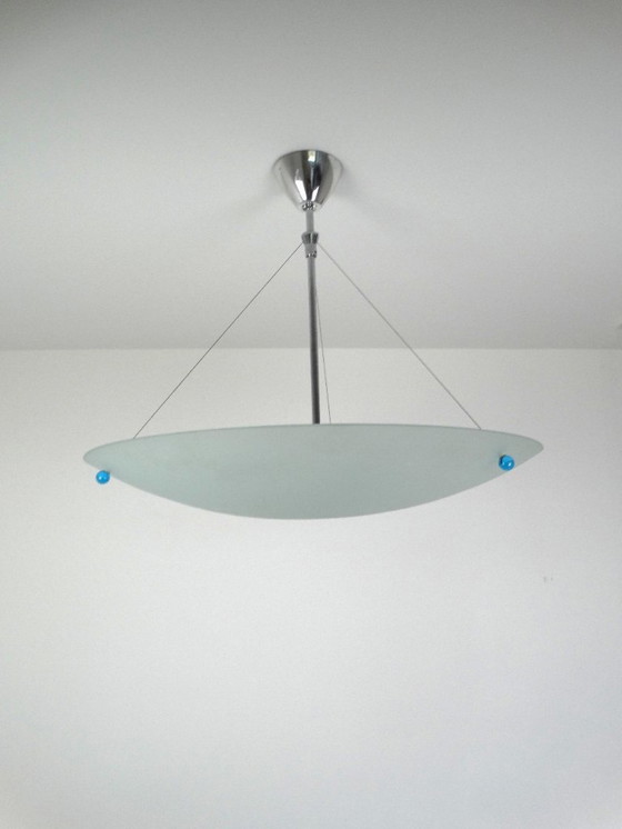 Image 1 of Fontana Arte Opelina Pendelleuchte.