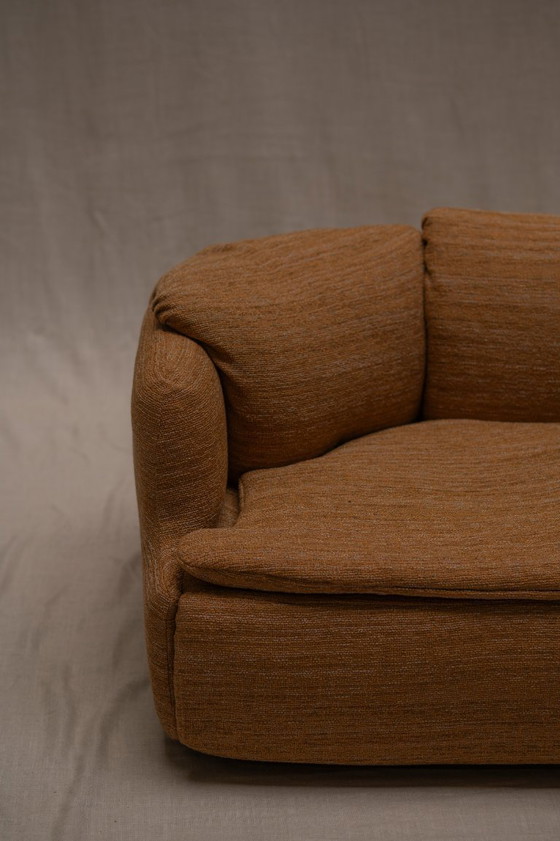 Image 1 of Vertrauliches Dreisitzer-Sofa von Saporiti - Italien 1970er Jahre