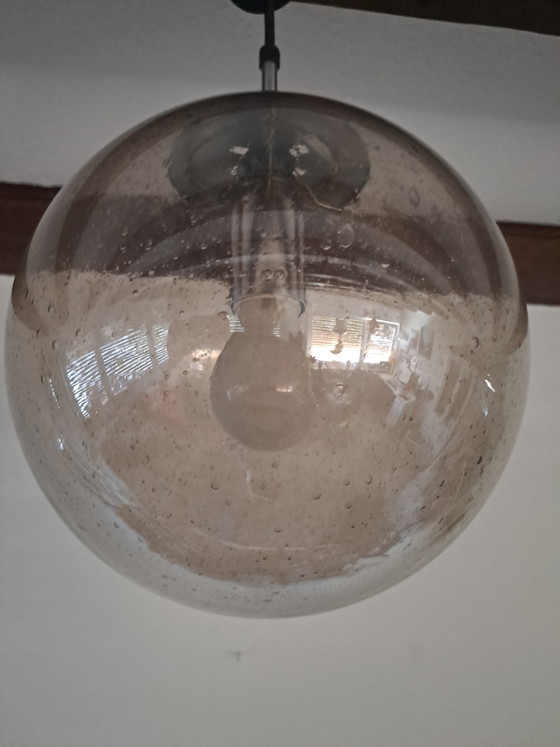 Limburg Globe Lamp Pendant Light Smoked Glass – Glashütte Limburg, Pendant lamps, Metal (photo 11 of 11)