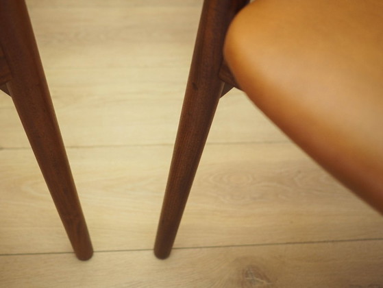 Image 1 of Set van zes teakhouten stoelen, Deens design, jaren 70, gemaakt in Denemarken.