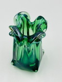 Skulpturale Vase aus geblasenem böhmischem Glas, Jan Beránek zugeschrieben