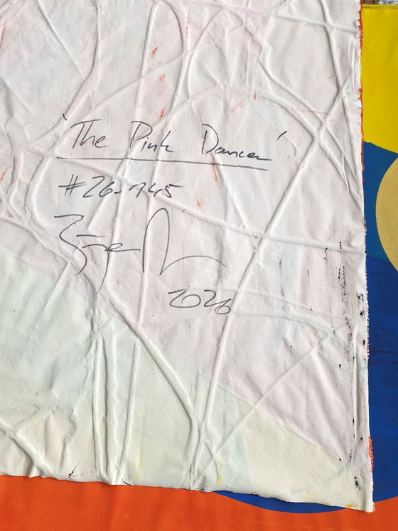 Jürgen Angeler - El bailarín rosa - XXL – Pinturas y dibujos, Canvas (photo 11 of 23)