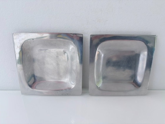 Set di 2 ciotole in alluminio – Quadrato Minimalista – Accessori da tavola, Aluminium (photo 2 of 9)