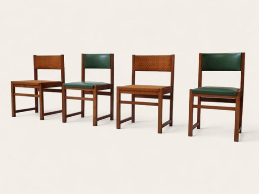 4x Mid Century Stoelen