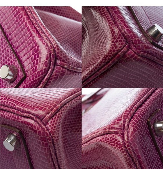 Image 1 of Sac HERMES Birkin 25 en Cuirs exotiques Violet - 103358