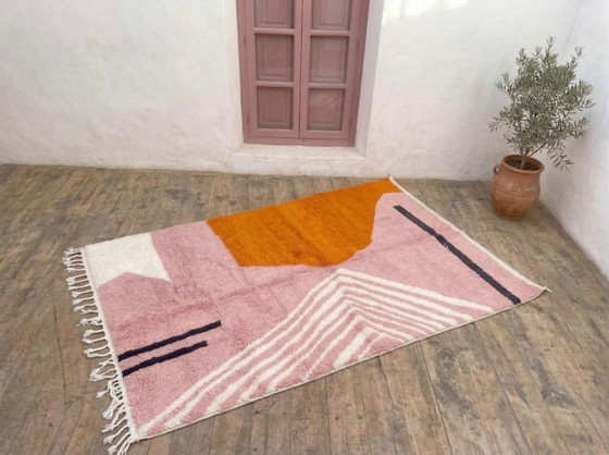 Alfombra marroquí hecha a mano de las montañas del Atlas, 200 cm x 300 cm. – Wool (photo 3 of 9)