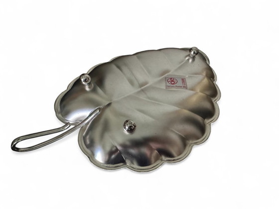 Image 1 of Centre de table en métal argenté De Giovanni