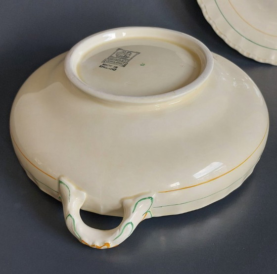 Image 1 of Engelse art-deco terrine met deksel