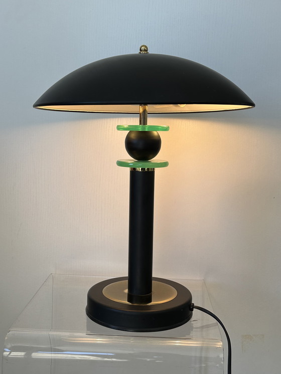 Image 1 of Lampada da tavolo elettrica Shell degli anni '70, modello Mushroom Mid Century MFG