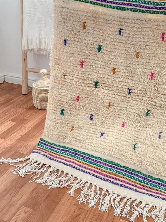 Image 1 of Authentische Berbère-Tapis aus Leinen, 200 x 200 cm