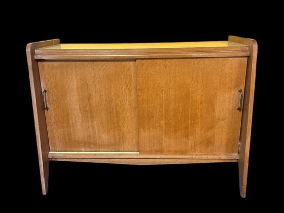 Image 1 of Oak sideboard with compass legs, 1950