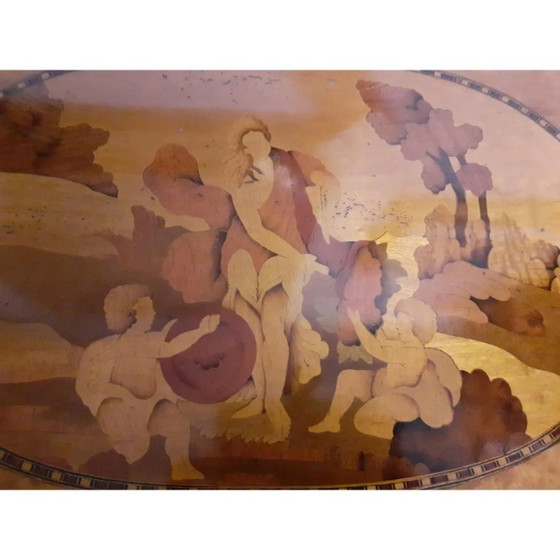 Image 1 of Italienische Kommode mit Intarsien aus der Mitte des 20. Jahrhunderts