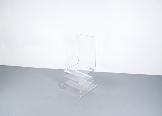 Image 1 of Imposanter Plexiglas-Stuhl 70er Jahre