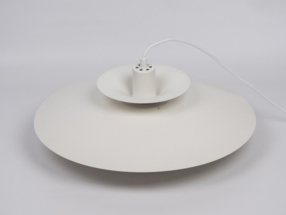 Vintage Kurt Wiborg Hanglamp voor Jeka, 47 cm, Deens Mid-Century Design, Scandinavische Plafondlamp (photo 2 of 13)