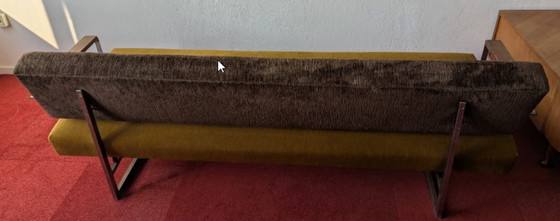 Image 1 of Divano letto Gelderland con braccioli in legno di Rob Parry, anni '60