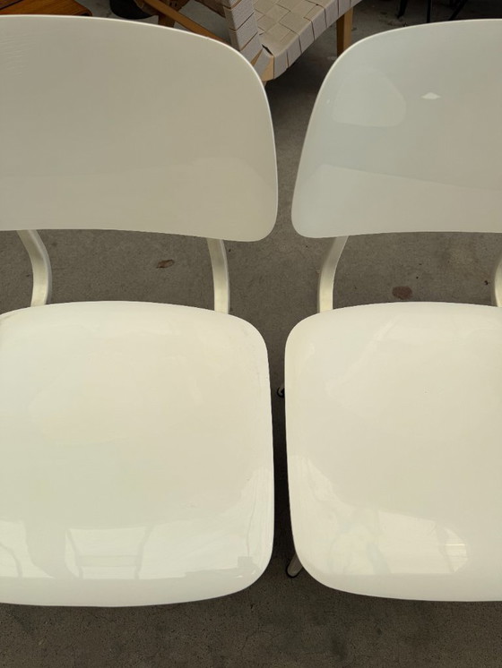 Image 1 of Ahrend Revolt Stuhl Hochglanz Weiß (Vorrat: mehrere)