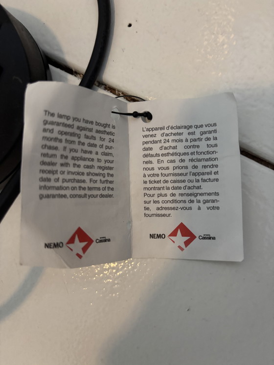 Image 1 of Nemo Parliament Vloerlamp wit grijs van Cassina, Le Corbusier