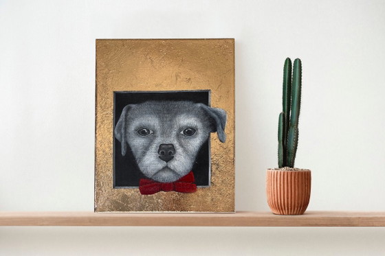 Little Portrait, Big Personality – Paintings & Drawings, Canvas (photo 4 of 5)