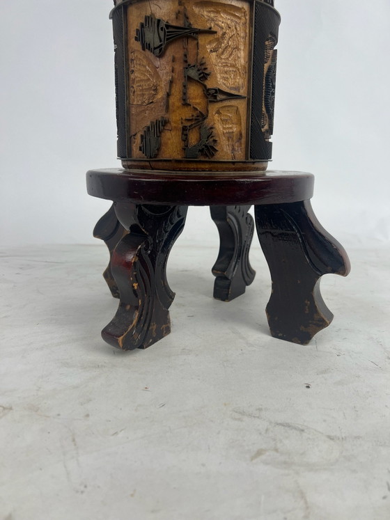 Rullo flessografico su treppiede anni '60 (RARO) – Oggetti decorativi, Metallo, Gomma (photo 5 of 6)
