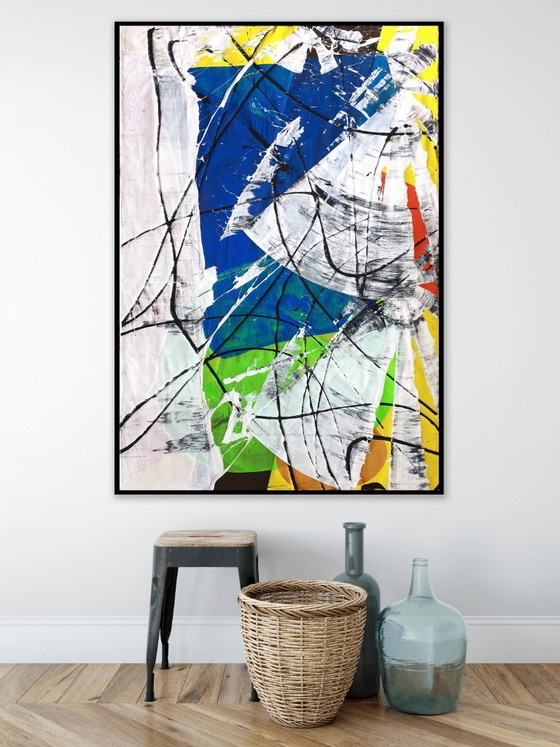 Image 1 of Jürgen Angeler - The Blue Dimension - 200 x 140 cm