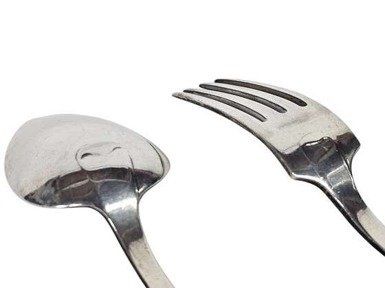 Image 1 of Zilveren dinercouvert (2) - 2e gehalte (.835) - Holland - 'HB 2 Juli 1921'