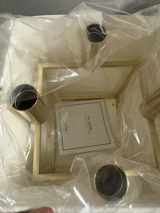 Audo copenhagen kubus 4  candle holder messing