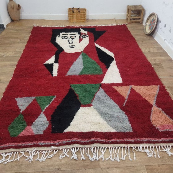 Image 1 of The Red Soul of the Atlas Berber Wool Rug