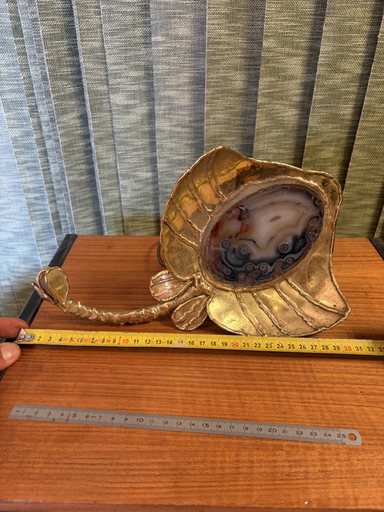 Image 1 of Lampe applique La Raie laiton design Dlg Isabelle Faure - Duval brasseur