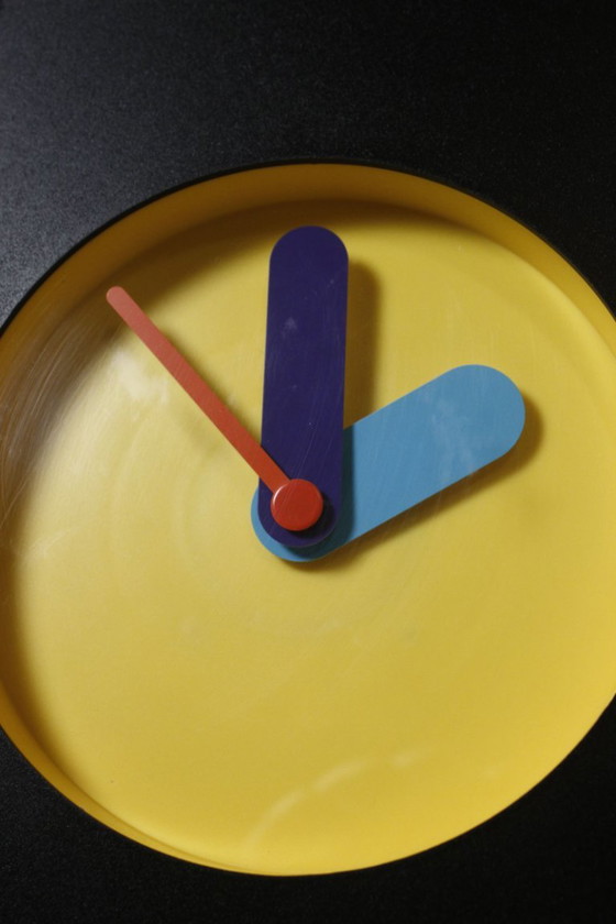 Chenyi Ke & Ikea - Orologio da parete vintage "Pladdra" Design anni '90 Memphis – Plastic (photo 3 of 8)