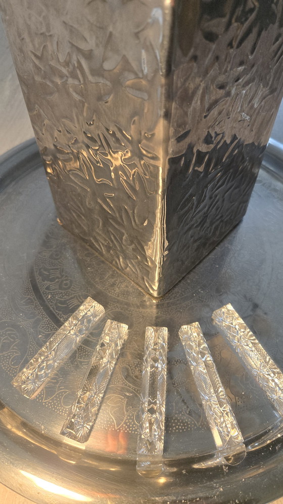 Image 1 of Sets de table vintage en cristal et verre