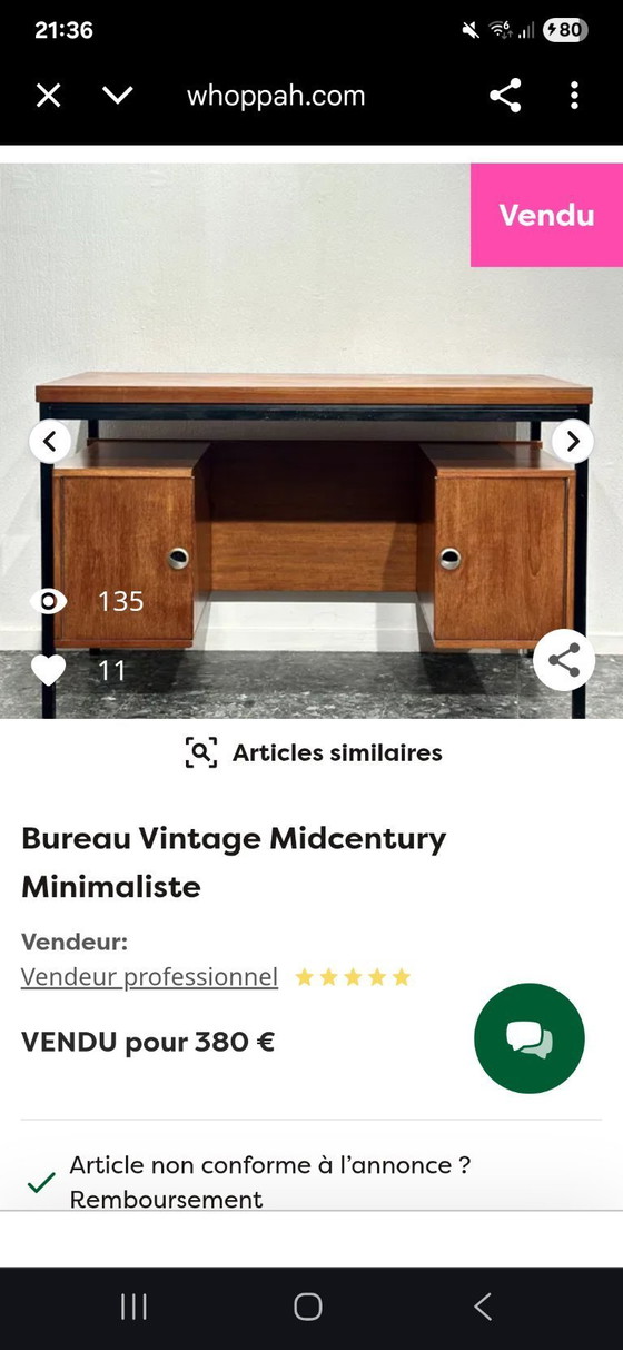 Image 1 of Vintage desk