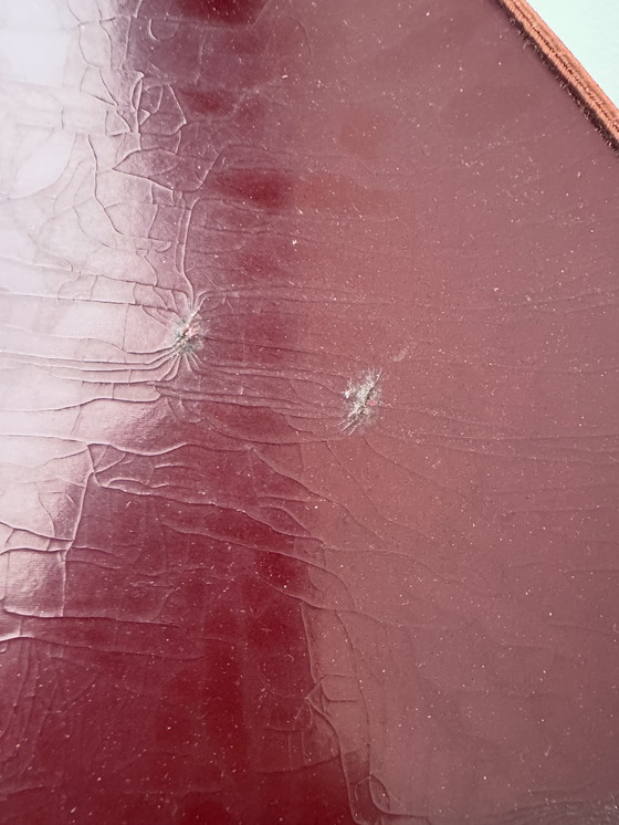 Image 1 of Grande lampe teck et bronze années 70