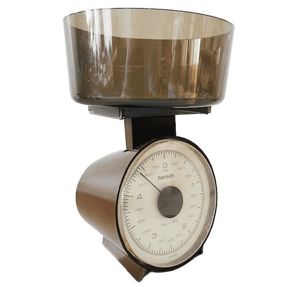 Image 1 of Vintage retro scale Hanson brown beige 1970s