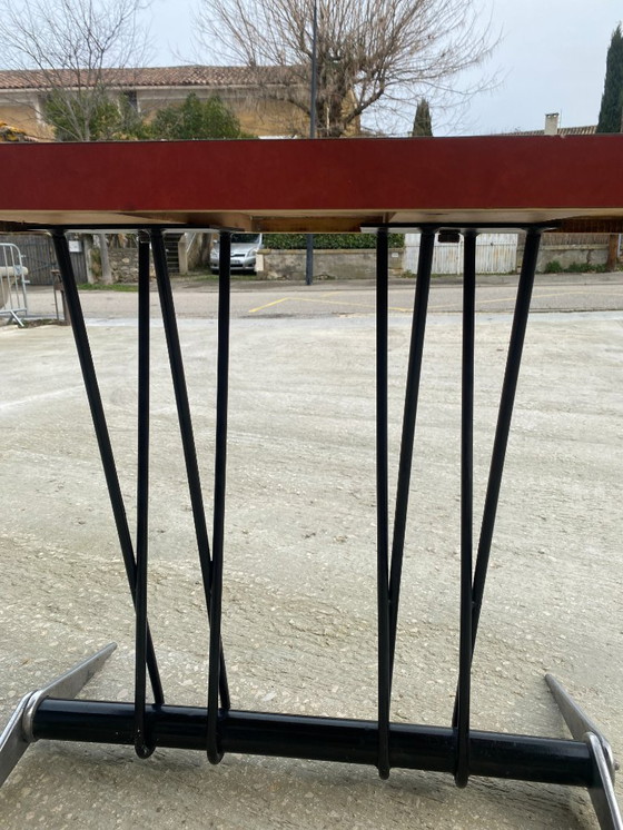 Image 1 of Jean Prouvé Ein Tisch vom Erfrischungsstand des Dancourt-les-Conflans Aero Club 1938