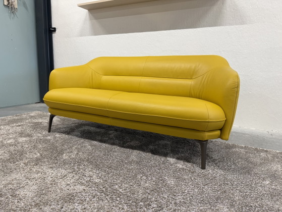 Image 1 of Canapé Leolux Lindo 2,5 places en cuir jaune