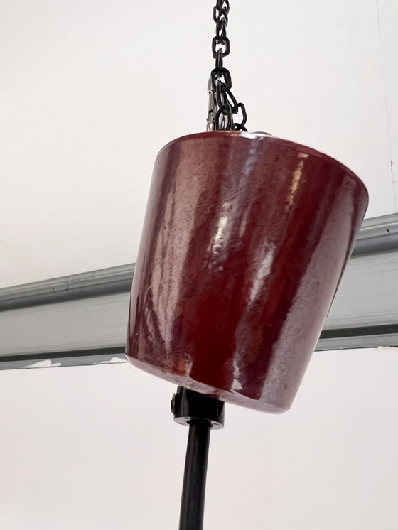 Image 1 of Set van 2 Keramieken Plafondlampen van PAN Leuchten, 1970's