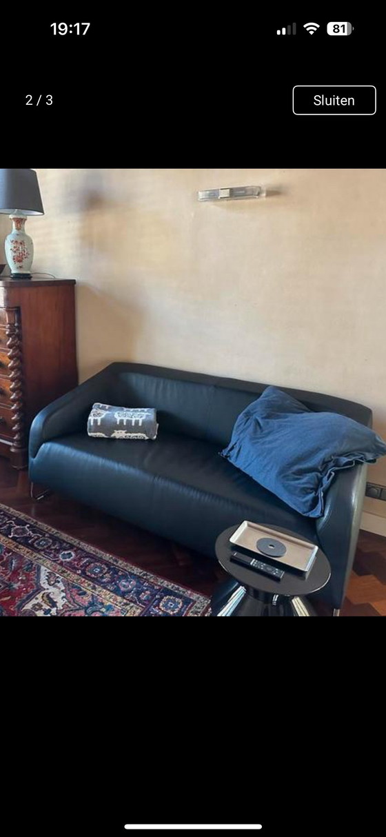 Image 1 of Divano 2 posti ARTIFORT nero in perfette condizioni