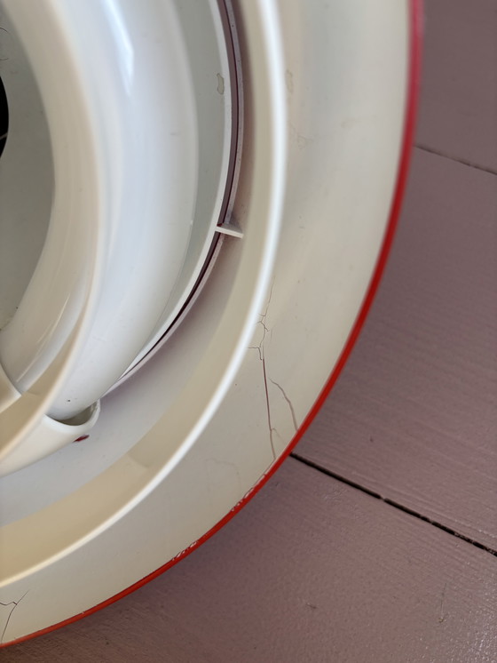 Image 1 of Vintage Osram hanglamp rood 