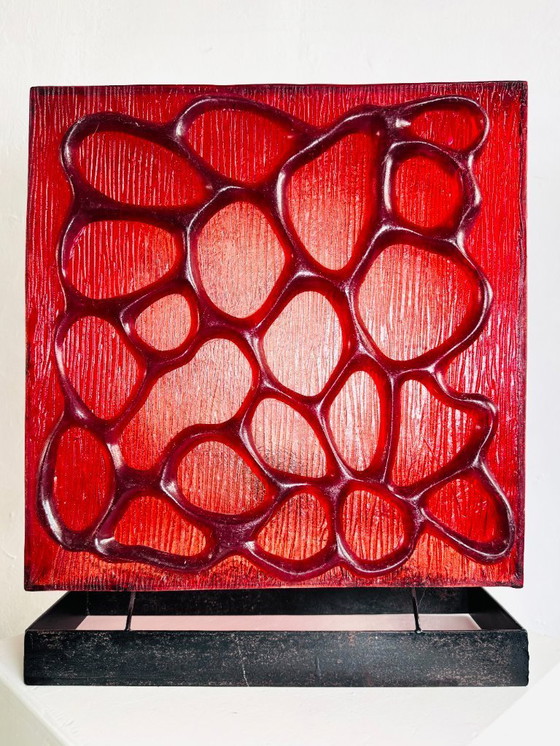Image 1 of SYNTHETIC TABLE LAMP BY UNKNOWN DESIGNER, CA 1960s/1970s
