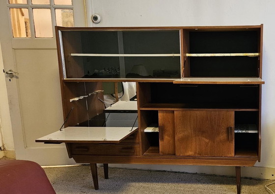 Image 1 of Vintage teakhouten buffetkast jaren ‘60 - model Den Haag