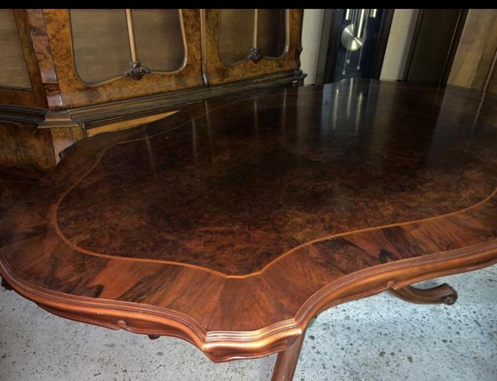 Image 1 of Barok eetkamer tafel