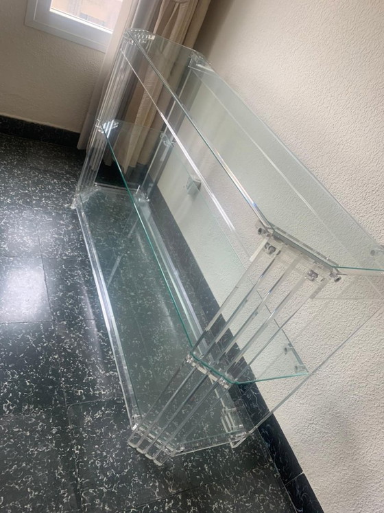 Consolle vintage in metacrilato e vetro – Console, Altro (photo 6 of 6)