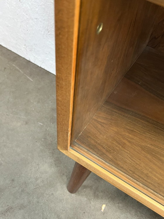 Image 1 of Vintage Wk Möbel Sideboard / Display Case, With Glass Sliding Doors. Germany 1970's